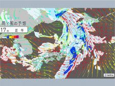 きょう17日　風や雨が強まる　滝のような雨も　西日本は黄砂飛来か　夜は山で雪に