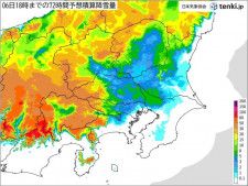 週明け　東京23区でも積雪の恐れ　月曜の帰宅時間帯・火曜朝の通勤時間帯に影響か