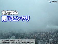 関東など雨でヒンヤリ　明日25日　天気回復とともに夏日急増　GWも暑さ注意