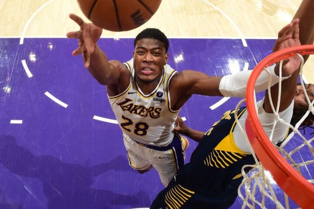 NBA公式 レイカーズ LAKERS 弱く ベンチコート バスケ 紫