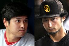 日本人選手では大谷とダルビッシュが選出された。(C)Getty Images