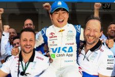 日本GPで10位入賞を果たした角田。母国で初のポイント獲得となった。(C) Getty Images