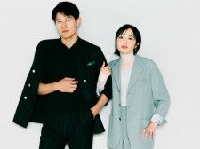 Netflix映画「シティーハンター」に出演する鈴木亮平×森田望智