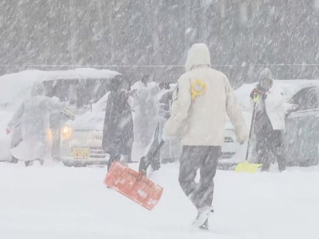 名古屋でも積雪の恐れ…東海3県は岐阜を中心に大雪 午前11時現在で白川村の積雪88cm