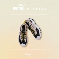 ゴム廃材チップをアウトソールに使用したPUMAとemmiのコラボレーションスニーカー「Plexus」発売