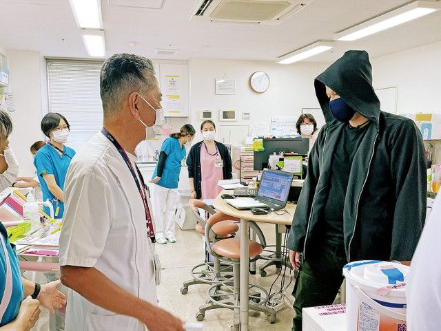 防犯訓練 不審者から患者を守る 横浜いずみ台病院で初〈横浜市泉区〉