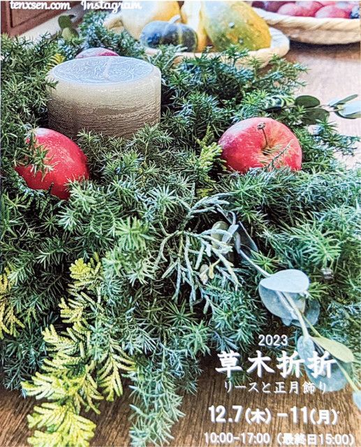 湘南ギャラリーえん みどりの冬じたく リースと正月飾りを展示〈大磯町・二宮町・中井町〉