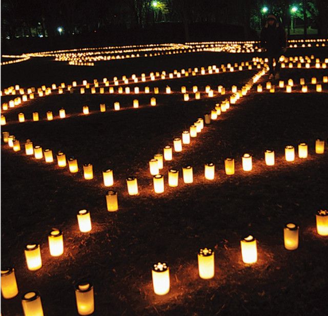2500個のキャンドルで｢つながり｣を 　12月９日、茅ヶ崎の第一カッターきいろ公園で〈茅ヶ崎市〉