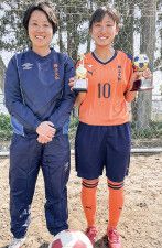 大和高女子サッカー部 吉村選手が得点王 全国選抜大会で10ゴール〈大和市〉