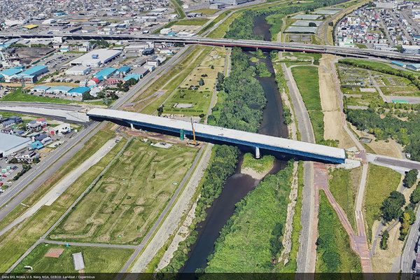 札幌ICが近い！ 豊平川の新しい橋「北24条桜大橋」8月開通 交通分散に期待