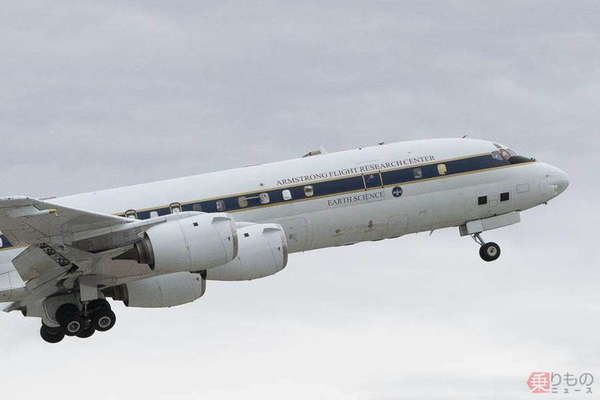 いまや激レア機「DC-8」NASA仕様機が役目終える その稀有な後半生とは？ 機齢もスゴイ！