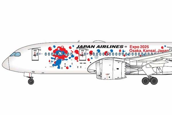 JALに「前衛的すぎる特別塗装機」誕生へ ボーイング787で「関西万博特別機」…どの路線で乗れる？(乗りものニュース) - goo ニュース