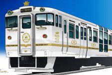 2022年9月にデビューしたJR九州の観光列車「ふたつ星4047」（画像：JR九州）。