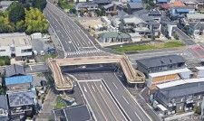 上尾市内で開通済みの第二産業道路（画像：Google Earth）。