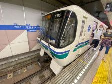 神戸市の地下鉄海岸線（乗りものニュース編集部撮影）。
