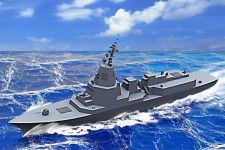 防衛省が公開したイージス・システム搭載艦のイメージCG（画像：防衛省）。