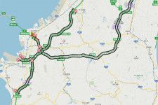 千葉県内の高速道路の状況。9月8日11時30分現在（画像：NEXCO東日本）。