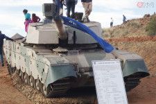南アフリカが運用する「オリファントMk.2」戦車（画像：南アフリカ国防軍）。