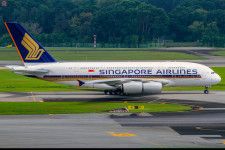 シンガポール航空のA380（画像：シンガポール航空）。