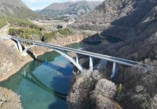 開通する小沼崎バイパスの「下郷大橋」（画像：福島県）。