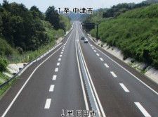 一部開通済みの中津日田道路（画像：国土交通省）。