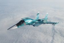 Su-34戦闘爆撃機（画像：ロシア国防省）。