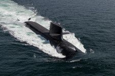 現時点で海上自衛隊最新の潜水艦たいげい型（画像：三菱重工）。