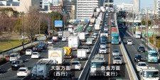 阪神高速の料金が大きく変わる。画像は東大阪線（画像：国土交通省）。