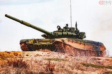 ロシア軍のT-72戦車（画像：ロシア国防省）。