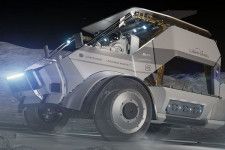 ルナ・アウトポストが開発を進める月面探査車のイメージCG（画像：ロッキード・マーチン）。