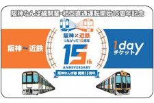 記念1dayチケット（画像：阪神電鉄）。