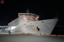 高速船「すずらん」。普段は新日本海フェリーで運航されるが、都合により東京九州フェリーにて運航することも（2024年3月、安藤昌季撮影）。