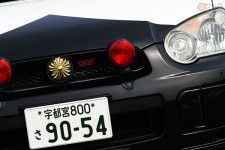 栃木県警のインプレッサWRX STiパトカー（乗りものニュース編集部撮影）。