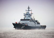 ロシア海軍・太平洋艦隊のコルベット「グレミャーシュチイ」（画像：ロシア国防省）。