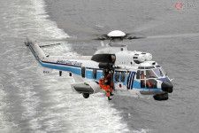 海上保安庁のH225「スーパーピューマ」ヘリコプター（画像：エアバス）。