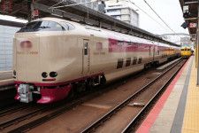 寝台特急「サンライズ瀬戸・出雲」に使われる285系電車（安藤昌季撮影）。