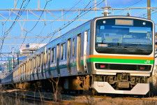 上野東京ラインの列車。熱海発着も多い（画像：写真AC）。