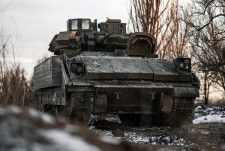 ウクライナ軍が使用するM2「ブラッドレー」（画像：ウクライナ陸軍）。