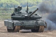 現状でロシアがウクライナに投入している最新戦車であるT-90M（画像：ロシア国防省）。