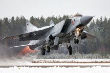 MiG-31戦闘機（画像：ロシア国防省）。