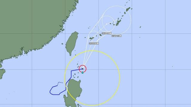 【全国天気】台風8号が沖縄に直撃か　今後の天気は…24時間降水量は120ミリ　26日から27日にかけて台風の進路等によっては、警報級の大雨や高波となるおそれ　気象庁