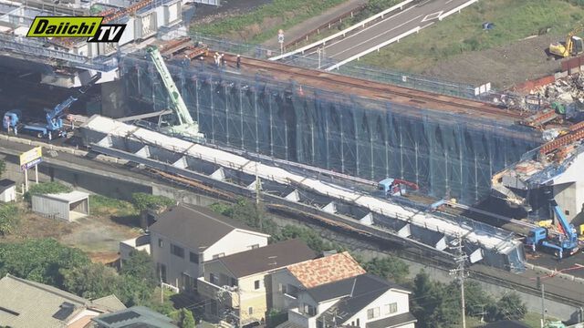 【第５報】橋げた落下事故で心肺停止だった２人の死亡確認　静岡市清水区　６日