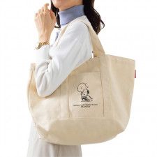 「AOKI＆TAKE CARE PROJECT with PEANUTS」第1弾コラボはトートバッグ