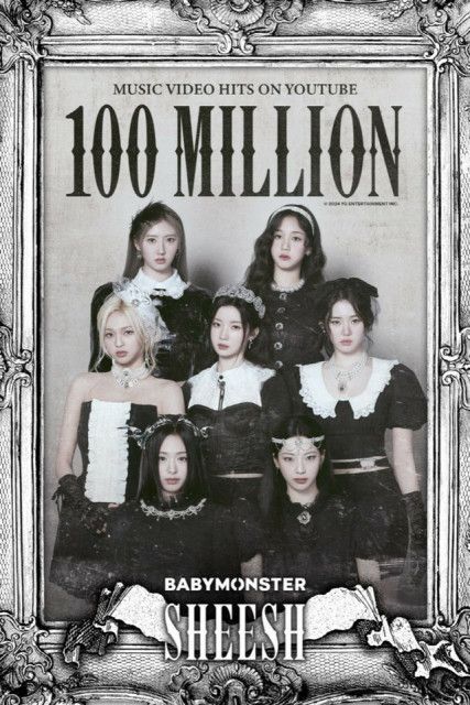 “YG新人”「BABYMONSTER」、デビュー曲「SHEESH」のMV、たった10日でYouTube再生回数1億回突破