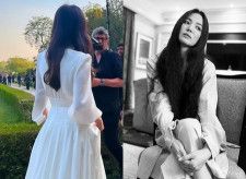 女優ソン・ヘギョ、ホワイトドレスで美貌爆発…童話から飛び出したプリンセス（画像提供：wowkorea）