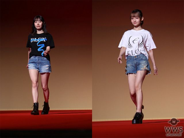 元AKB48・藤江れいな＆元NMB48・山本光、美脚あらわなショート