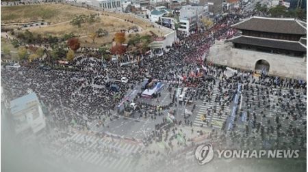労組全国組織が３１日にソウル都心で大規模集会　混雑予想＝韓国