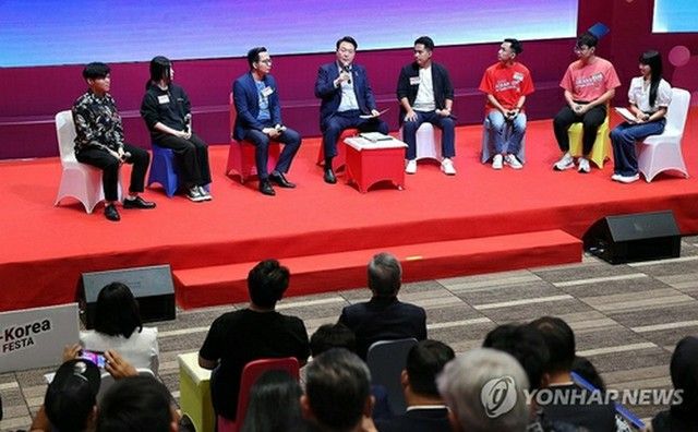 尹大統領　韓国・ＡＳＥＡＮの未来世代と対話