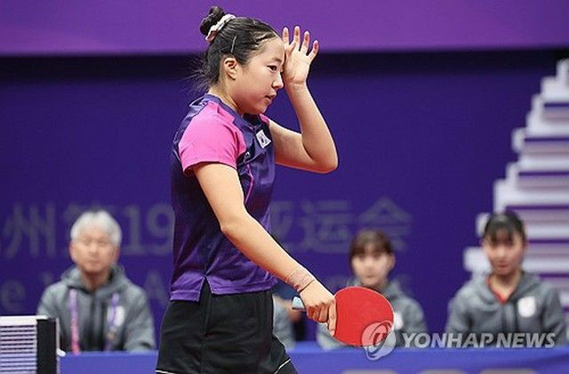 アジア大会卓球女子団体　韓国は日本に敗れ３位