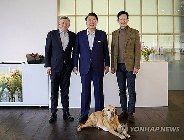 尹大統領「韓国コンテンツへの投資に感謝」　ネトフリＣＥＯと面会